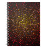 Abstracte  achtergrond. Ggloeimozaïek van cir Notitieboek (Voorkant)