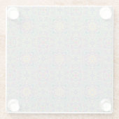Abstracte achtergrond glazen onderzetter (Achterkant)