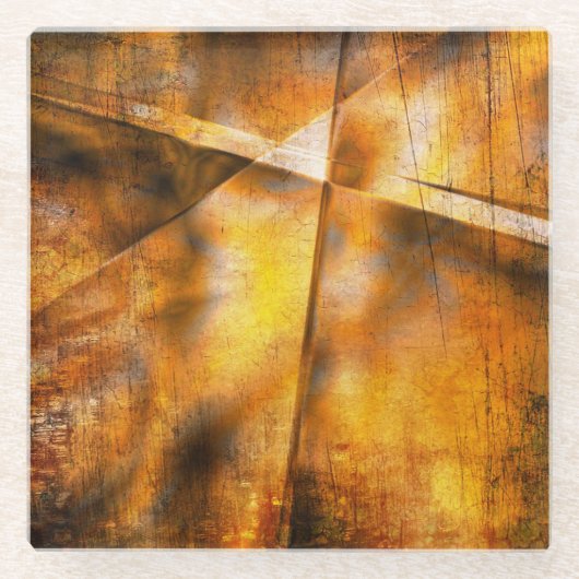 abstracte achtergrond glazen onderzetter (Voorkant)