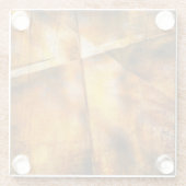 abstracte achtergrond glazen onderzetter (Achterkant)