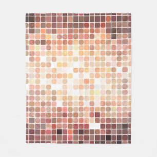 abstracte achtergrond: gouden mozaïek. illustratie fleece deken