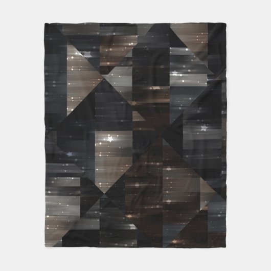 abstracte achtergrond. grijze mozaïekafbeelding di fleece deken (Voorkant)