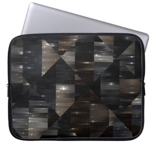abstracte achtergrond. grijze mozaïekafbeelding di laptop sleeve