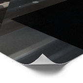 abstracte achtergrond. grijze mozaïekafbeelding di poster (Hoek)