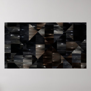 abstracte achtergrond. grijze mozaïekafbeelding di poster