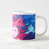 Abstracte achtergrond grote koffiekop (Rechts)