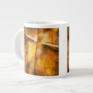 abstracte achtergrond grote koffiekop