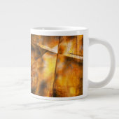 abstracte achtergrond grote koffiekop (Rechts)