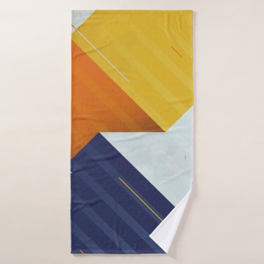 Abstracte achtergrond. Grunge textuur. Driehoeksge Badhanddoek (Badhanddoek)