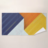 Abstracte achtergrond. Grunge textuur. Driehoeksge Badhanddoek (Badhanddoek)