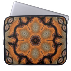 Abstracte achtergrond. Het gloeien kleurenontwerpe Laptop Sleeve