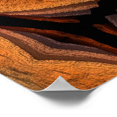 Abstracte achtergrond. Het gloeien kleurenontwerpe Poster (Hoek)