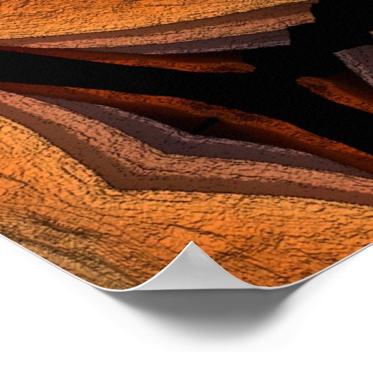 Abstracte achtergrond. Het gloeien kleurenontwerpe Poster (Hoek)