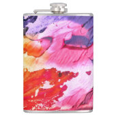 Abstracte achtergrond heupfles (Voorkant)