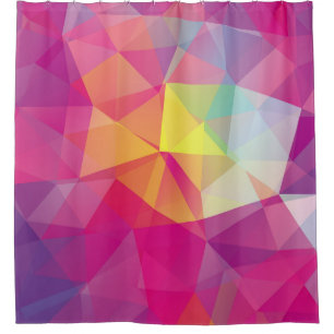 Abstracte achtergrond, hipster, kleur, funk,o douchegordijn