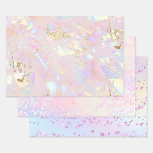 abstracte achtergrond inpakpapier vel (Set)