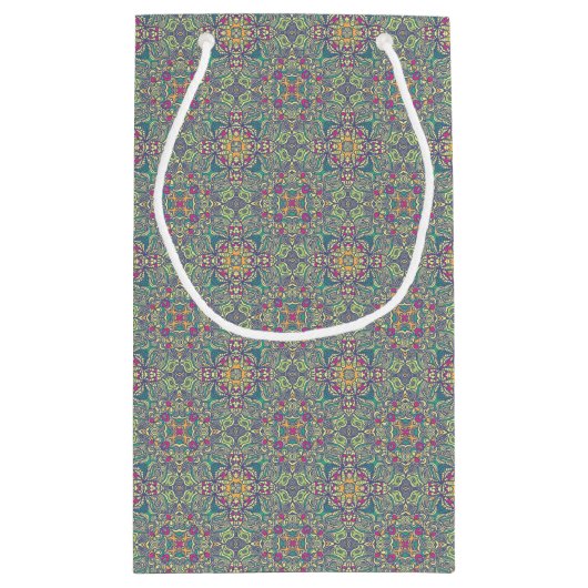 Abstracte  achtergrond klein cadeauzakje (Achterkant)