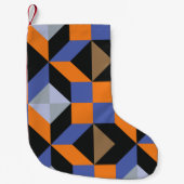 abstracte achtergrond kleine kerstsok (Voorkant)