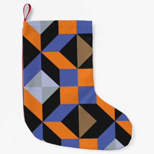  abstracte achtergrond kleine kerstsok (Voorkant)