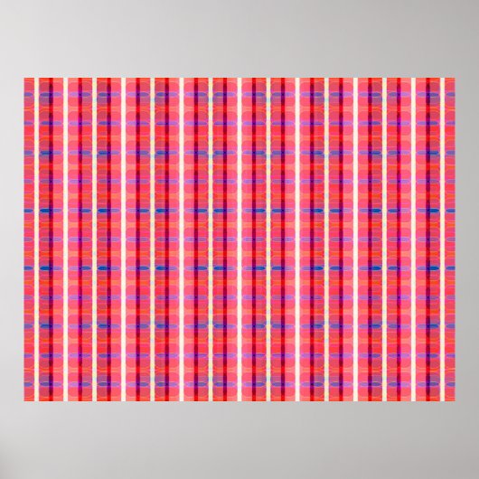 abstracte achtergrond, kleurrijk snijvlak gestript poster (Voorkant)