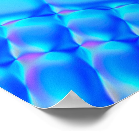 Abstracte achtergrond. Kleurrijke golvende draagta Poster (Hoek)