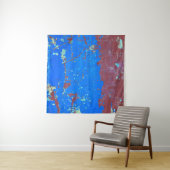 Abstracte achtergrond, Kleurrijke roestige textuur Wandkleed (In Situ (horizontaal))