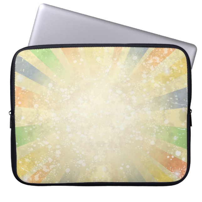 Abstracte achtergrond laptop sleeve (Voorkant)