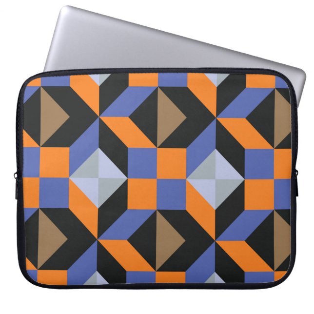  abstracte achtergrond laptop sleeve (Voorkant)