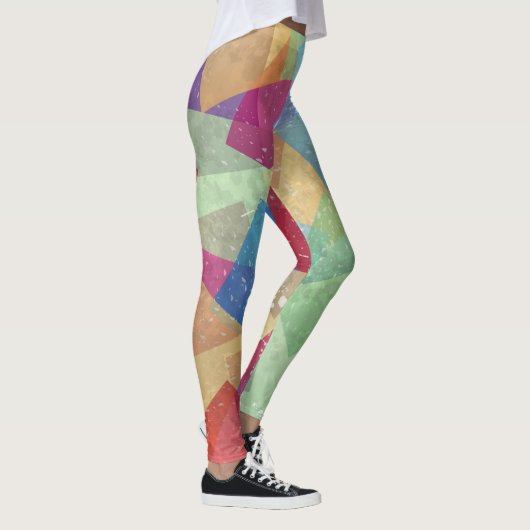 Abstracte achtergrond leggings (Rechts)