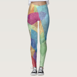 Abstracte achtergrond leggings