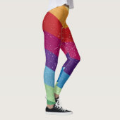 Abstracte achtergrond leggings (Rechts)