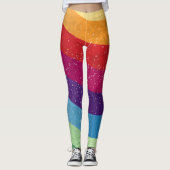 Abstracte achtergrond leggings (Voorkant)
