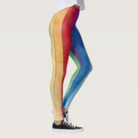 Abstracte achtergrond leggings (Rechts)