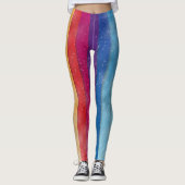 Abstracte achtergrond leggings (Voorkant)