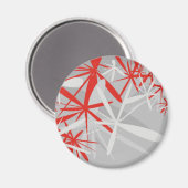 Abstracte achtergrond magneet (Voorkant / Achterkant)