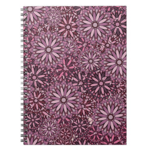  abstracte achtergrond. Mandala stijl. naadloos Notitieboek