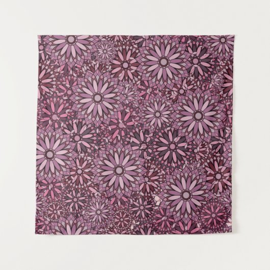 abstracte achtergrond. Mandala stijl. naadloos Wandkleed (Voorkant)