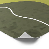 Abstracte achtergrond met bloemen poster (Hoek)