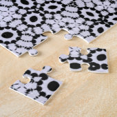 abstracte achtergrond met bol legpuzzel (Zijkant)