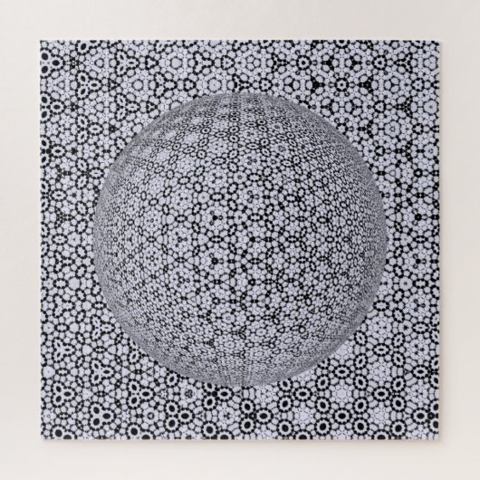 abstracte achtergrond met bol legpuzzel (Verticaal)