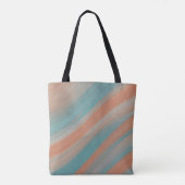 Abstracte achtergrond met diagonale strepen tote bag (Achterkant)