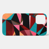 Abstracte achtergrond met driehoeken en kleurrijke Case-Mate iPhone case (Achterkant (horizontaal))