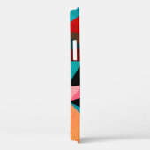 Abstracte achtergrond met driehoeken en kleurrijke Case-Mate iPhone case (Achterkant / Rechts)