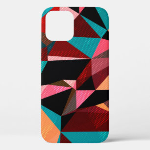 Abstracte achtergrond met driehoeken en kleurrijke Case-Mate iPhone case