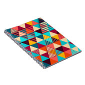 Abstracte achtergrond met driehoekvormen. Modern g Notitieboek (Rechterzijde)