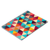 Abstracte achtergrond met driehoekvormen. Modern g Notitieboek (Linkerzijde)