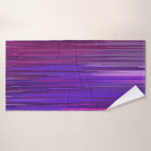 Abstracte achtergrond met dunne paarse verticale l badhanddoek (Badhanddoek)