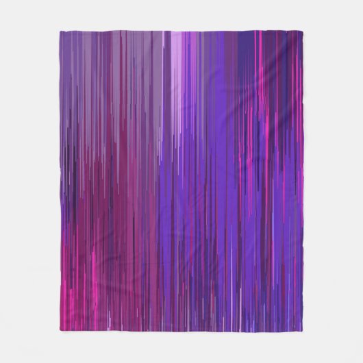 Abstracte achtergrond met dunne paarse verticale l fleece deken (Voorkant)