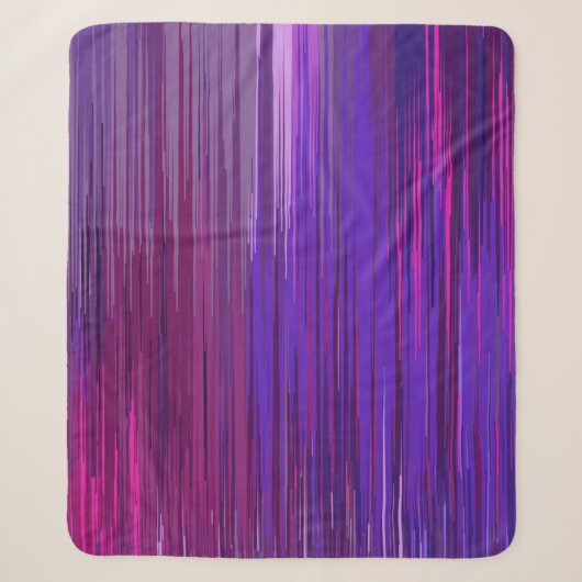 Abstracte achtergrond met dunne paarse verticale l sherpa deken (Voorkant)