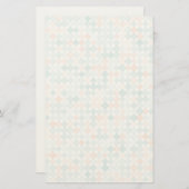 Abstracte achtergrond met gemengde kleine vlekken briefpapier (Voorkant / Achterkant)